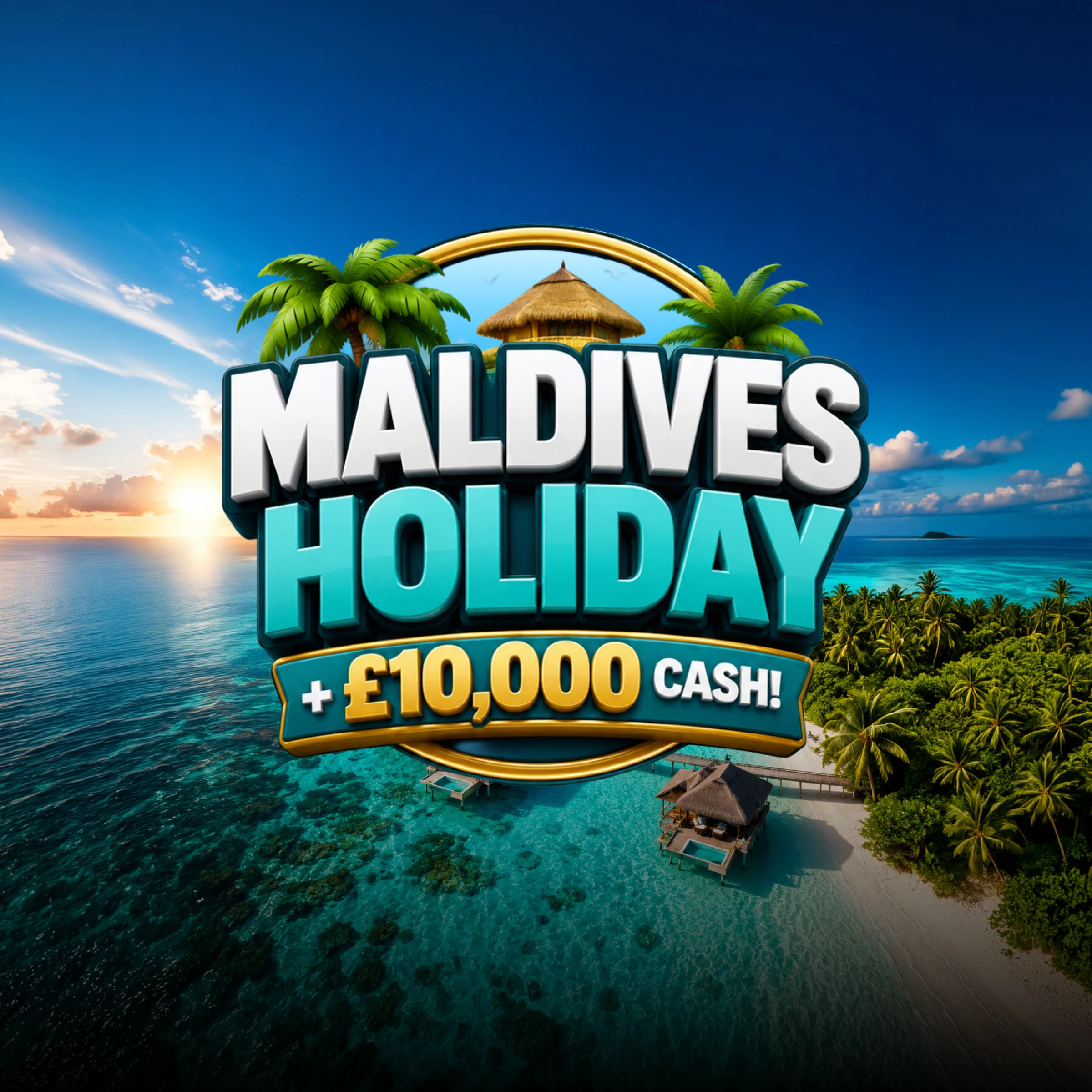 Win a Holiday to the Maldives & £10k Cash