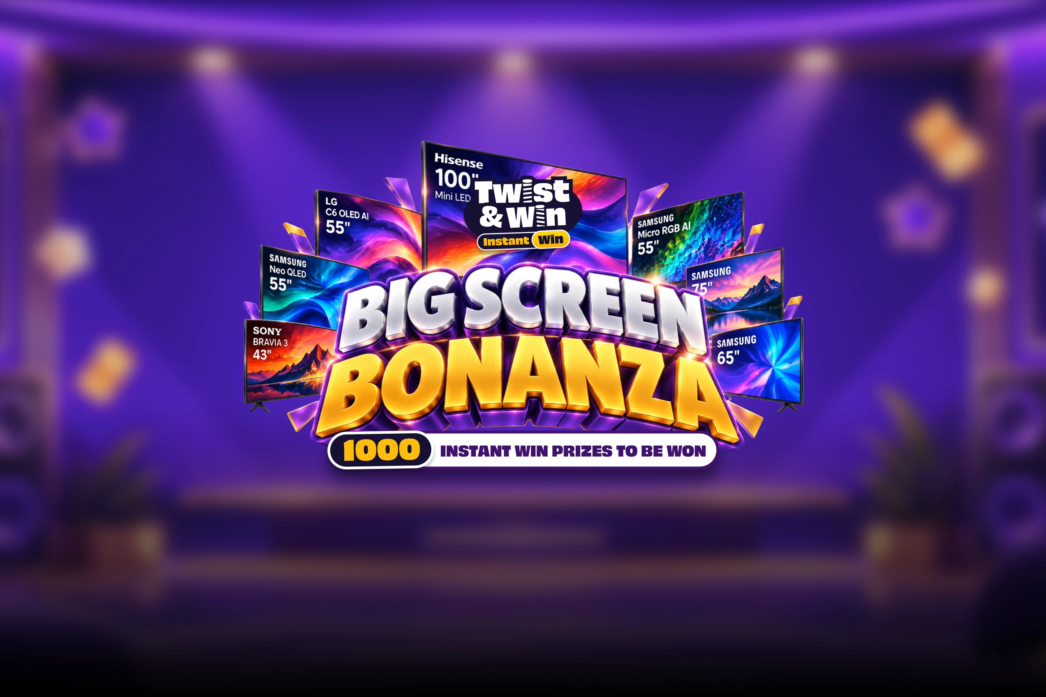 £20K Big Screen Bonanza 🤩​