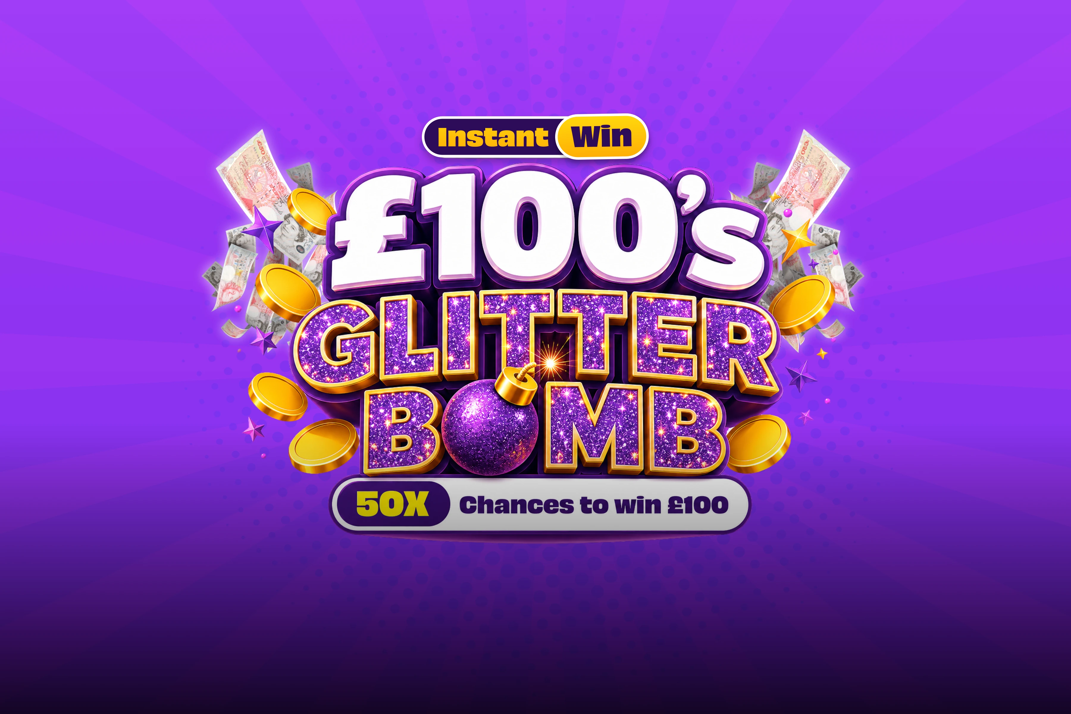 100s Glitter Bomb Prize Pop